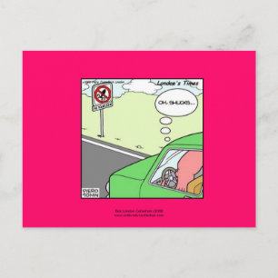 Zona Sin Calamares Tarjeta Postal de Dibujos Anima