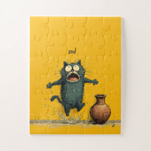 ¡ZOO! Splash de gato asustado - Rompecabezas diver