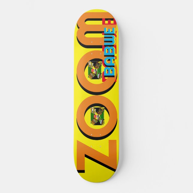 ZOOMBABWE  JMT 8 1/4" Tabla de Skateboard (Anverso)