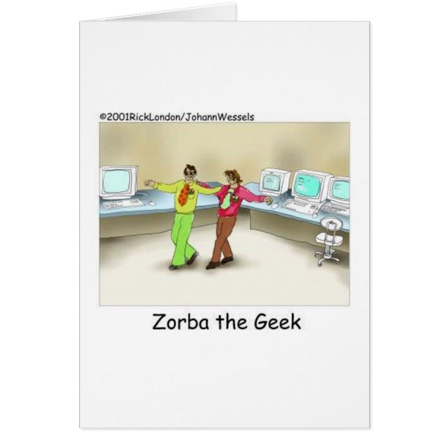 Zorba The Geek Funny Gifts & Collectibles (Frente)
