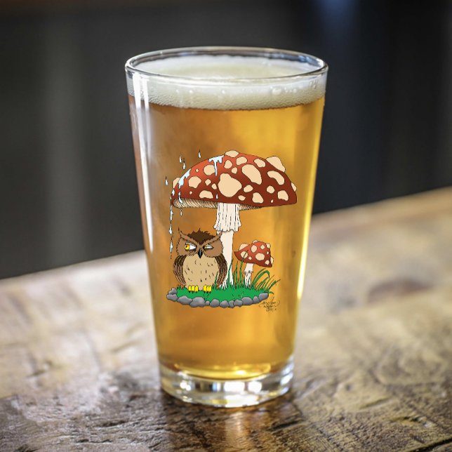 Zorra de lluvia de primavera con hongo de búho (Subido por el creador)