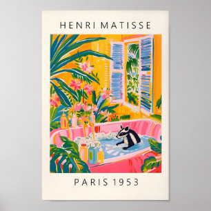 Zorra En Bañera, Impresión De Arte, Decoración De 