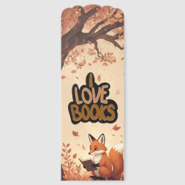 Zorro amante de los libros del bosque