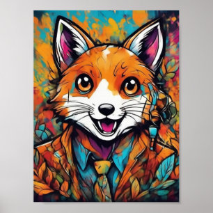 Zorro Elegante – Arte Animal Caprichoso