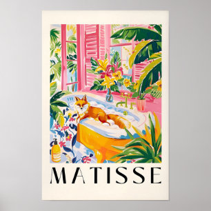 Zorro en bañera inspirado en el arte de Matisse, T