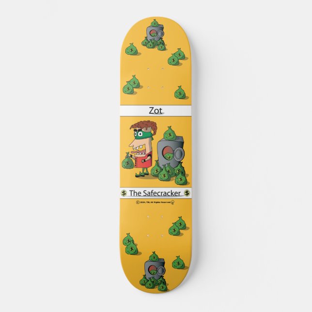 Zot - El Safecracker (V1) - Skateboard (Anverso)