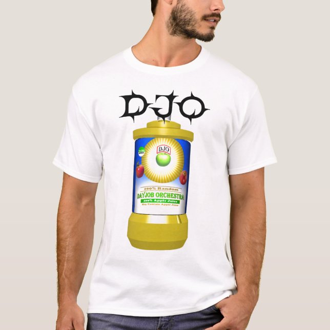 Zumo de DJO manzana que camiseta de Pooed (Anverso)