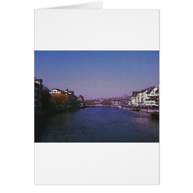 Zurich Suiza Arte digital. (Frente)