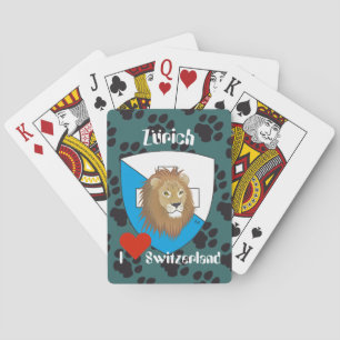 Zurich Suiza Suisse Svizzera carta de juego