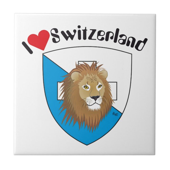 Zurich Suiza Suisse Svizzera Svizra baldosa (Frente)