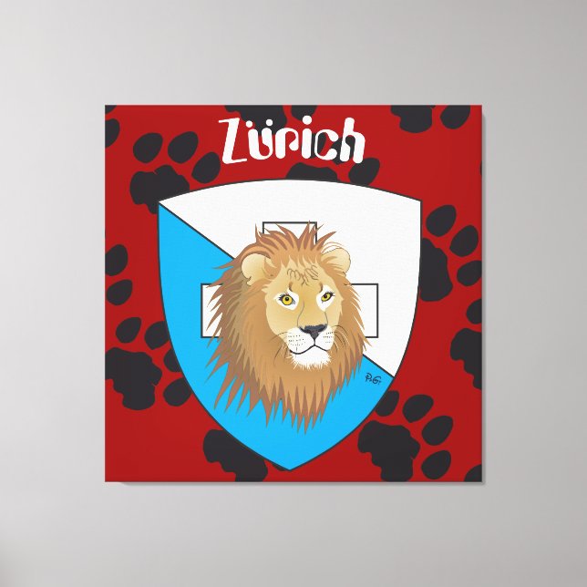 Zurich Suiza Switzerland lienzo (Anverso)