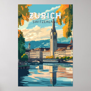 Zurich Suiza Viaje Arte Vintage