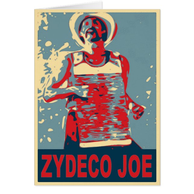 Zydeco Joe en azul (Frente)